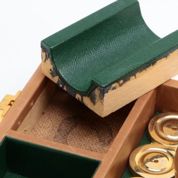 Vintage 1970s Gucci Backgammon Set in Leather Case - Picture 13 of 16